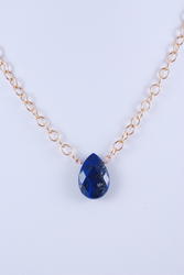 Dramatic Lapis Pendant