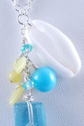 Glass Tusk Necklace