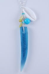 Glass Tusk Necklace