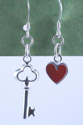 Key to My Heart Earrings