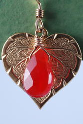 Vivid Carnelian Earrings