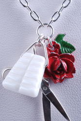 Rose Charm Necklace