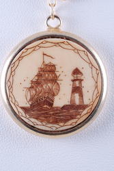 Scrimshaw Necklace