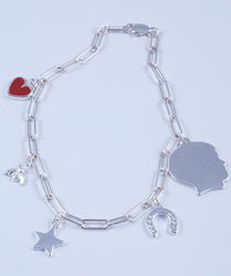 SALE! Silhouette Charm Bracelet