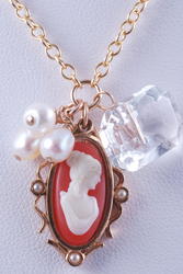 Framed Cameo Necklace