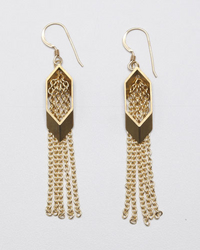 Long Hex Earrings