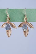 Labradorite Leaf Earrings