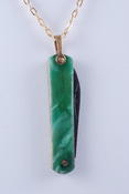 Knife and Number Necklace
