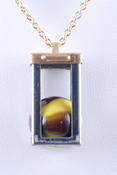 Caged Glass Necklace