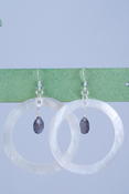 Gemstone Hoops