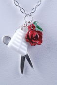 Rose Charm Necklace