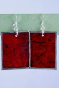 Ruby Red Earrings