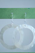 Hammershell Hoop Earrings