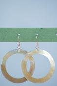 Simple Shell Hoop Earrings