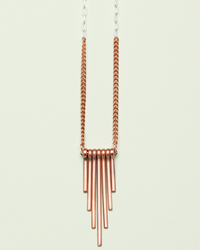 Copper Obelisk Necklace