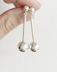 Ball and Beam Earrings