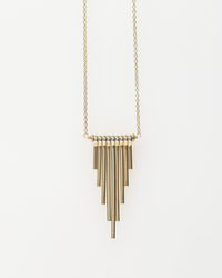 Obelisk Necklace in Gold 