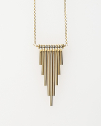 Obelisk Necklace in Gold 